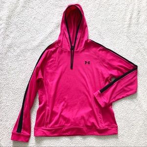 Under Armour Magenta Fleece-Lined Hoodie
